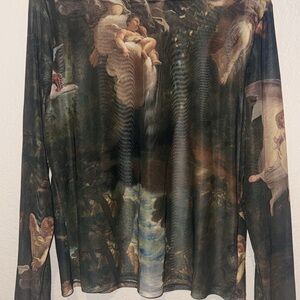 Artistic Long Sleeve Top